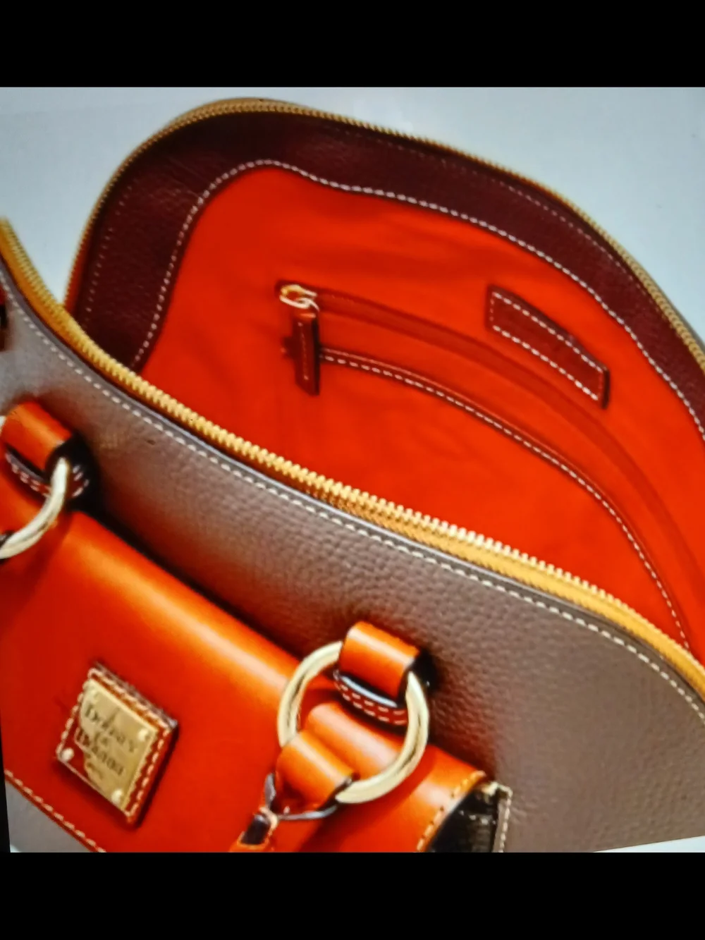 Dooney & Bourke structured satchel